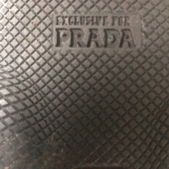 Prada Men's Slides Black Size 6 Velcro Fastener. - Picture 12 of 13